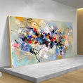 Load image into Gallery viewer, Modern Abstract Art Canvas Posters Colorful Block Oil Painting Print Wall Pictures For Living Room Home Decor Mural Frameless