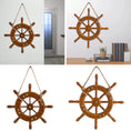Load image into Gallery viewer, Wooden Ship Wheel Rudder β Nautical Wall Decor