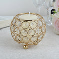 Load image into Gallery viewer, Enhance Your Events with Small Tealight Crystal Candle Holders