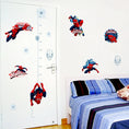 Load image into Gallery viewer, Spider Man height ruler Wall Sticker Creative Printed Superhero Spiderman Vinyl Wall Decal for Kids Room Bedroom Home Decor art