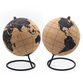 Load image into Gallery viewer, Aqumotic Cork Globe – World Message Board with Push Pins