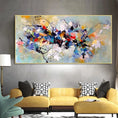 Load image into Gallery viewer, Modern Abstract Art Canvas Posters Colorful Block Oil Painting Print Wall Pictures For Living Room Home Decor Mural Frameless