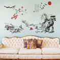 Load image into Gallery viewer, Elevate Your Space with Chinese Style Ink Painting Landscape Art Wall Stickers