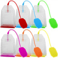 Load image into Gallery viewer, 2/4pcs Reusable Silicone Tea Infuser Bags