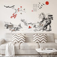 Load image into Gallery viewer, Chinese Style Ink Painting Landscape Art Wall Stickers Living Room Bedroom Background For Home Decoration Mural Decals Wallpaper