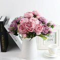 Load image into Gallery viewer, Silk Peony Bouquet - Wedding Party Decor