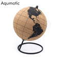 Load image into Gallery viewer, Aqumotic Cork Globe – World Message Board with Push Pins