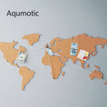 Load image into Gallery viewer, Explore the Aqumotic Cork World Map Travel Message Board