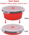 Load image into Gallery viewer, Round Silicone Folding Lunch Box – Portable Microwave Bowl