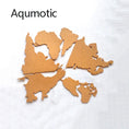 Load image into Gallery viewer, Explore the Aqumotic Cork World Map Travel Message Board
