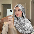 Load image into Gallery viewer, Women Scarf Plaid Print Hijab