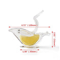 Load image into Gallery viewer, Mini Bird-Shaped Manual Lemon Squeezer – Transparent Juicer