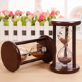 Load image into Gallery viewer, Retro Wooden Hourglass Timer β Creative Desktop Decor Gift