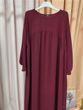 Load image into Gallery viewer, Elegant Crepe Maxi Prayer Dress for Ramadan