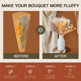 Load image into Gallery viewer, Boho Flowers Orange Pampas Grass Fall Decor Fluffy Dried Flower Bouquet Dry Pompas 17"-95-Pcs Fall Decorations for Home Pompous
