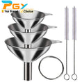 Load image into Gallery viewer, 3/5 Pcs Stainless Steel Kitchen Funnel Set