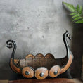 Load image into Gallery viewer, Nordic Retro Viking's Leading Ship Resin Desktop Ornaments Ornaments Crafts Small Gifts Home Decoration Antique Home Decor