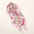 Load image into Gallery viewer, Fashion Pink Floral Print 70cm Scarf for Women
