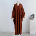 Load image into Gallery viewer, Smocking Sleeve One-Piece Prayer Abaya for Women