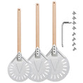 Load image into Gallery viewer, 7/8/9 Inch Aluminum Pizza Peel with Wooden Handle