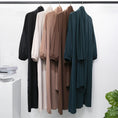 Load image into Gallery viewer, Hooded One-Piece Prayer Abaya with Smocking Sleeves