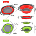 Load image into Gallery viewer, Collapsible Silicone Colander – Round Foldable Fruit & Vegetable Strainer