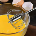 Load image into Gallery viewer, Stainless Steel Egg Whisk – Manual Beater & Mixer