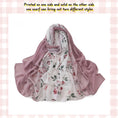 Load image into Gallery viewer, New Floral Printed Chiffon Capelet Hijab for Women