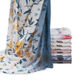 Load image into Gallery viewer, New Floral Printed Chiffon Capelet Hijab for Women
