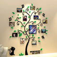 Load image into Gallery viewer, Big Size 3D Acrylic Family Photo Tree Wall Stickers for Living Room DIY Photo Frame Tree Home Decorative Art Wall Decals