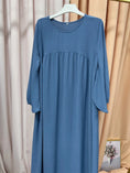 Load image into Gallery viewer, Elegant Crepe Maxi Prayer Dress for Ramadan