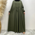 Load image into Gallery viewer, Elegant Crepe Maxi Prayer Dress for Eid and Ramadan