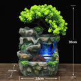 Load image into Gallery viewer, Desktop Rockery Water Fountain – Zen Meditation Decor
