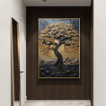 Load image into Gallery viewer, Tree of Life Art Poster Canvas Painting Prints Poster Modern Black Gold Tree Wall Art Pictures Living Room Abstract Home Decor