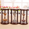 Load image into Gallery viewer, Retro Wooden Hourglass Timer β Creative Desktop Decor Gift