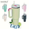Load image into Gallery viewer, Personalized 887ML Tumbler with Handle – Stainless Steel Travel Mug