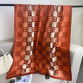Load image into Gallery viewer, Plaid Geometric Cotton Linen Scarf for Women