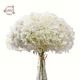 Load image into Gallery viewer, 10PCS Artificial Hydrangea Flower Heads With Stems Wedding Party Decor Fake Flowers Home Ornament Silk Bouquets Room Decorations