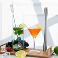 Load image into Gallery viewer, 2Pcs Stainless Steel Cocktail Muddler & Mixing Spoon Set