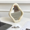 Load image into Gallery viewer, Nordic Electroplate Silver Mirror Desktop Mirror Toilet Wall Mirror Makeup Mirror for Bathroom Living Room Study Home Decor