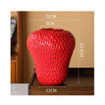 Load image into Gallery viewer, Cartoon Strawberry Vase Ceramic Vase Children's Room Artifact Floral Accessories Fruit Pot Flowerpot Home Decoration Accessories