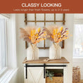 Load image into Gallery viewer, Boho Flowers Orange Pampas Grass Fall Decor Fluffy Dried Flower Bouquet Dry Pompas 17"-95-Pcs Fall Decorations for Home Pompous