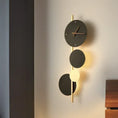 Load image into Gallery viewer, Modern LED Clock Wall Lamp – Bedroom & Aisle Sconce Decor