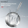 Load image into Gallery viewer, 24CM 304 Stainless Steel Frying Pan – Professional 5-Ply Skillet