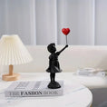Load image into Gallery viewer, Little Girl with Balloon Statue β Home Decor Accent