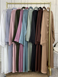 Load image into Gallery viewer, Modest Ramadan Abaya Maxi Dress for Women