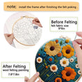 Load image into Gallery viewer, CHENISTORY Wool Felting Kit – Handmade House Landscape Decor