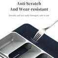 Load image into Gallery viewer, Expandable Silverware Organizer with Knife Holder