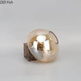 Load image into Gallery viewer, Elevate Your Decor with the Transparent Brown Glass Vase on Creative Marble Base