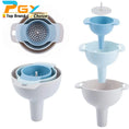 Load image into Gallery viewer, 4-in-1 Kitchen Funnels with Detachable Strainer